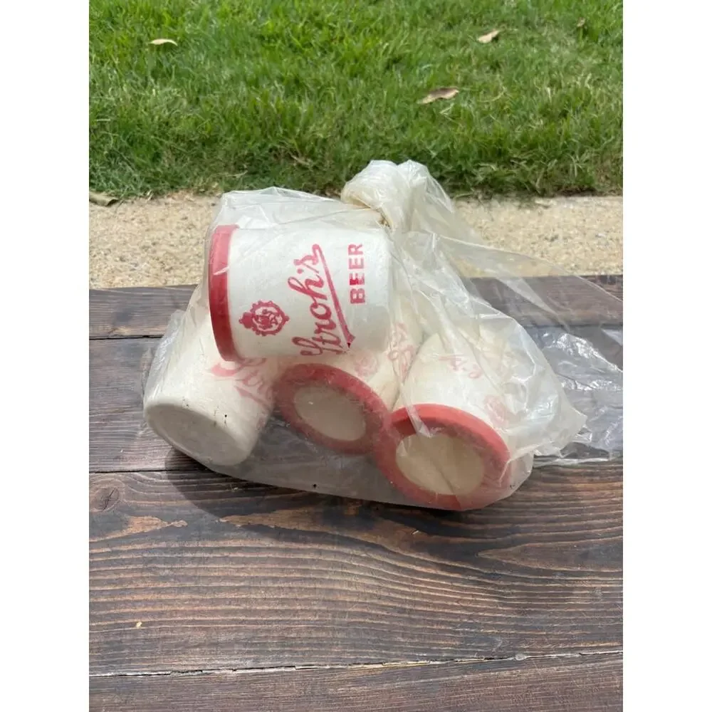 Vintage Stroh's Styrofoam Can Coolers - Set of 5